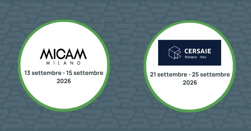 i nostri Head Hunter parteciperanno a Micam Milano, evento leader della calzatura di moda e di qualità e a Cersaie Bologna, salone internazionale della ceramica per l'architettura e dell'arredobagno.