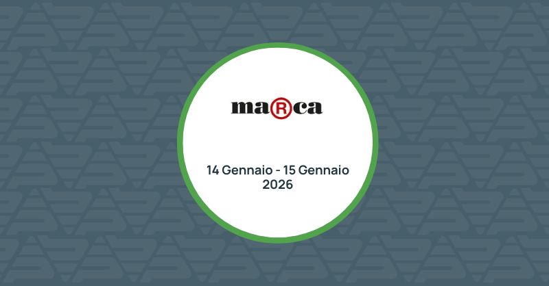 Partecipazione a Marca 2026, punto di riferimento per i prodotti a largo consumo per i professionisti della GDO e del Retail.
