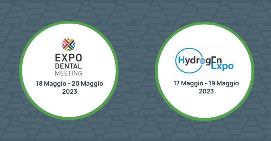 Partecipazione a <b>Hydrogen Expo 2023</b> ed <b>Expodental Meeting 2023</b>.